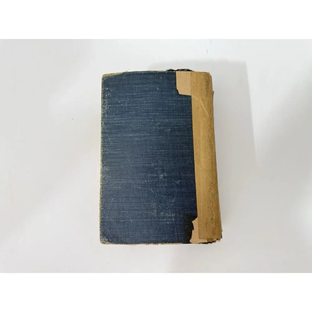 1942 Webster Dictionary Vintage Hardcover Book WWII Era Junk Journal Art Prop